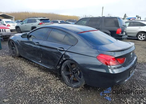 2014 BMW M6 Gran Coupe z USA, uszkodzony, nr VIN WBS6C9C51ED466817